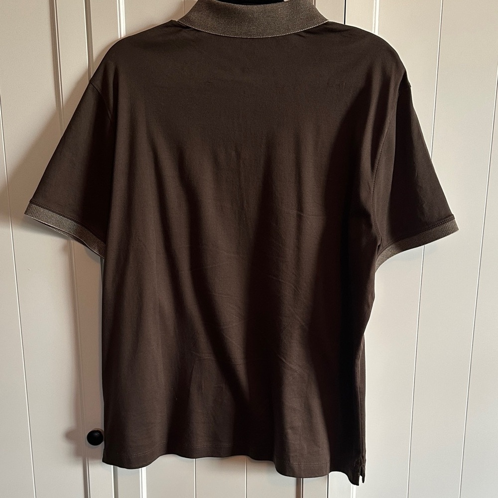 Banana Republic Dark Brown Polo Shirt - Picture 4 of 6